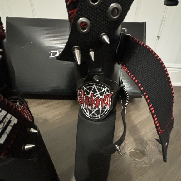 NIB Dolls Kill x Slipknot Platform Boots - Picture 7 of 10